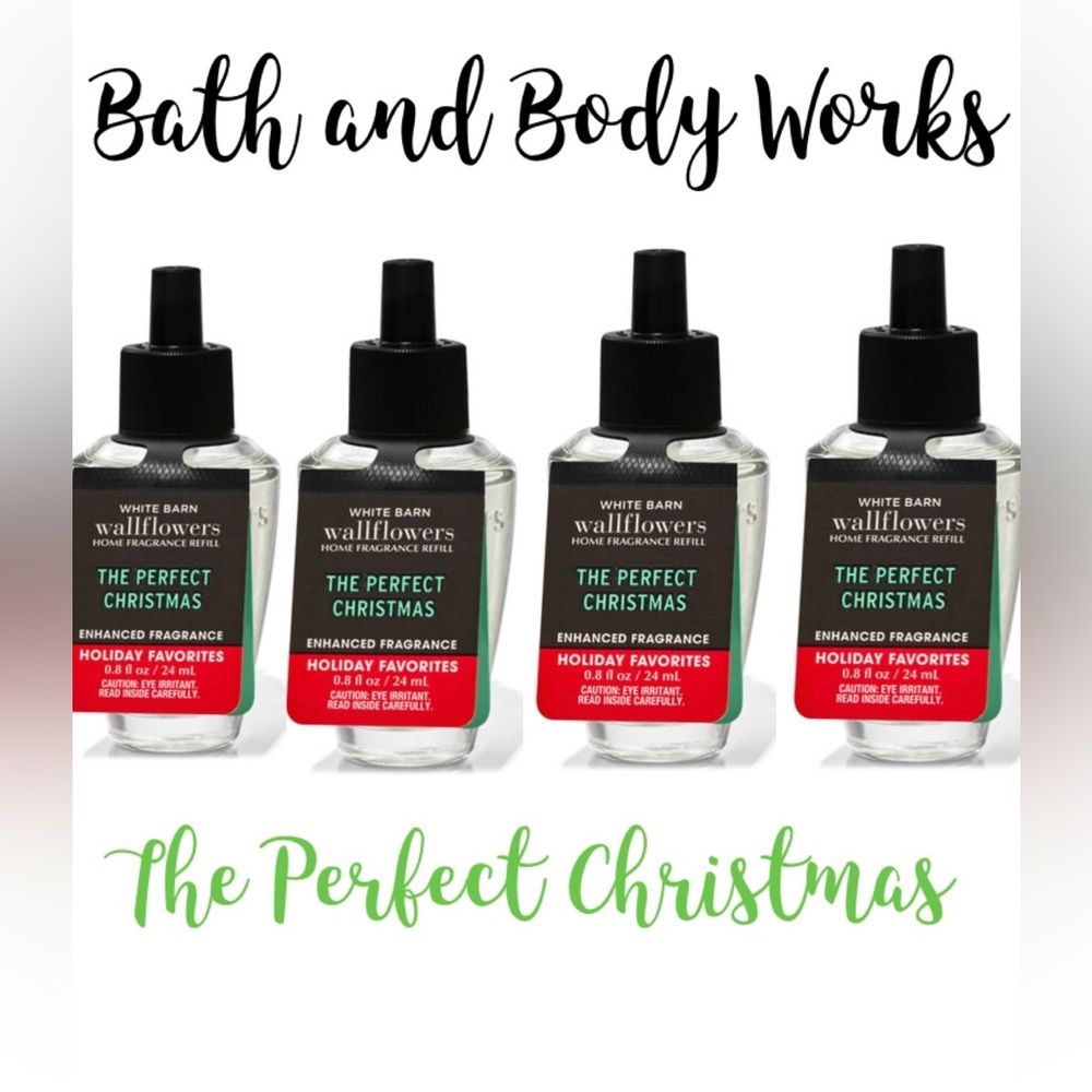 COPY - Bath And Body Works The Perfect Christmas Wallflowers Fragrance Refill x4